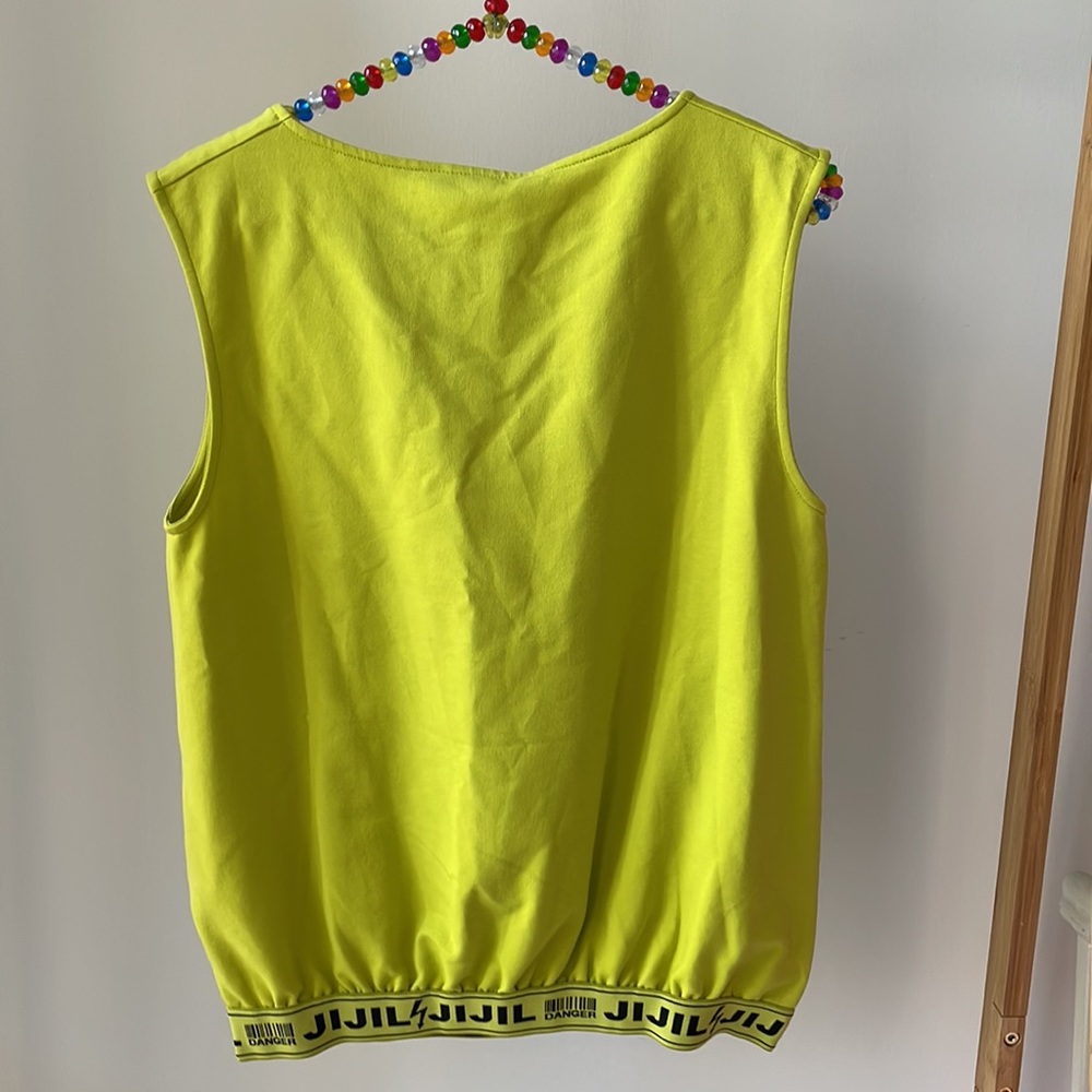 💚BNWT JIJIL Italian designer green statement sleeveless top - Picture 11 of 14